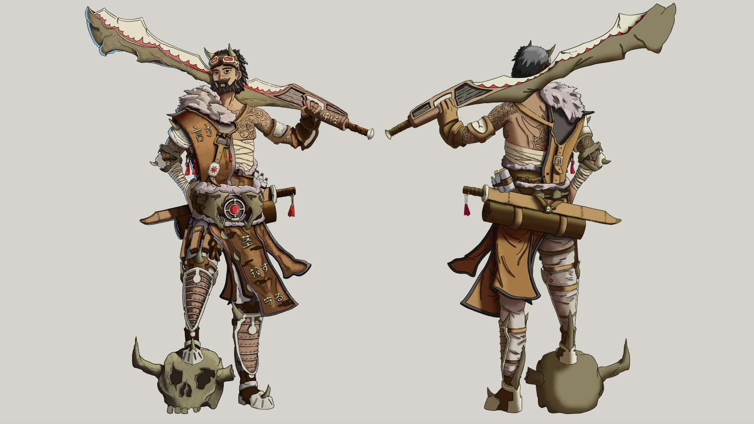Warrior character design
